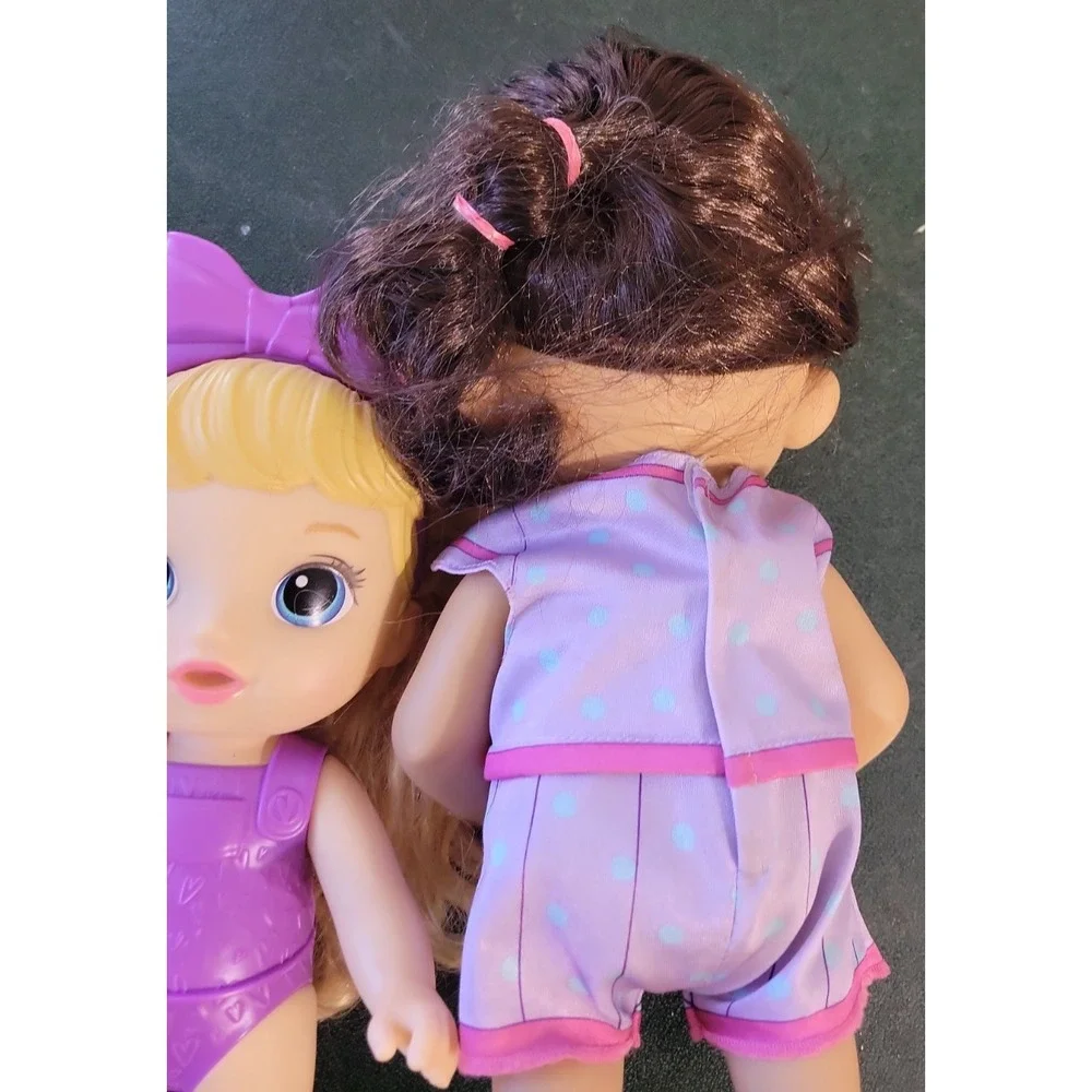 Baby Alive LULU ACHOO Baby Doll  SNEEZES COUGHS + Extra Doll Lot
